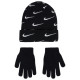 Nike Παιδικό σετ σκουφάκι & γάντια Swoosh Repeat Beanie/Gloves Set